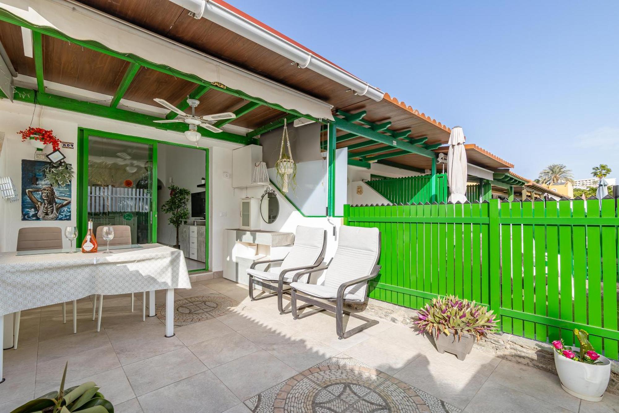 Andrea'S Bungalow, Garden, Barbecue And Pool! San Bartolomé Buitenkant foto